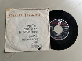 JULIANE WERDING rare Single Am Tag als Conny erstes 1.Cover!