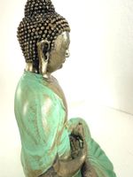SONDERPREIS ‼️Buddha Statue Deko Feng Shui NEU Türkis