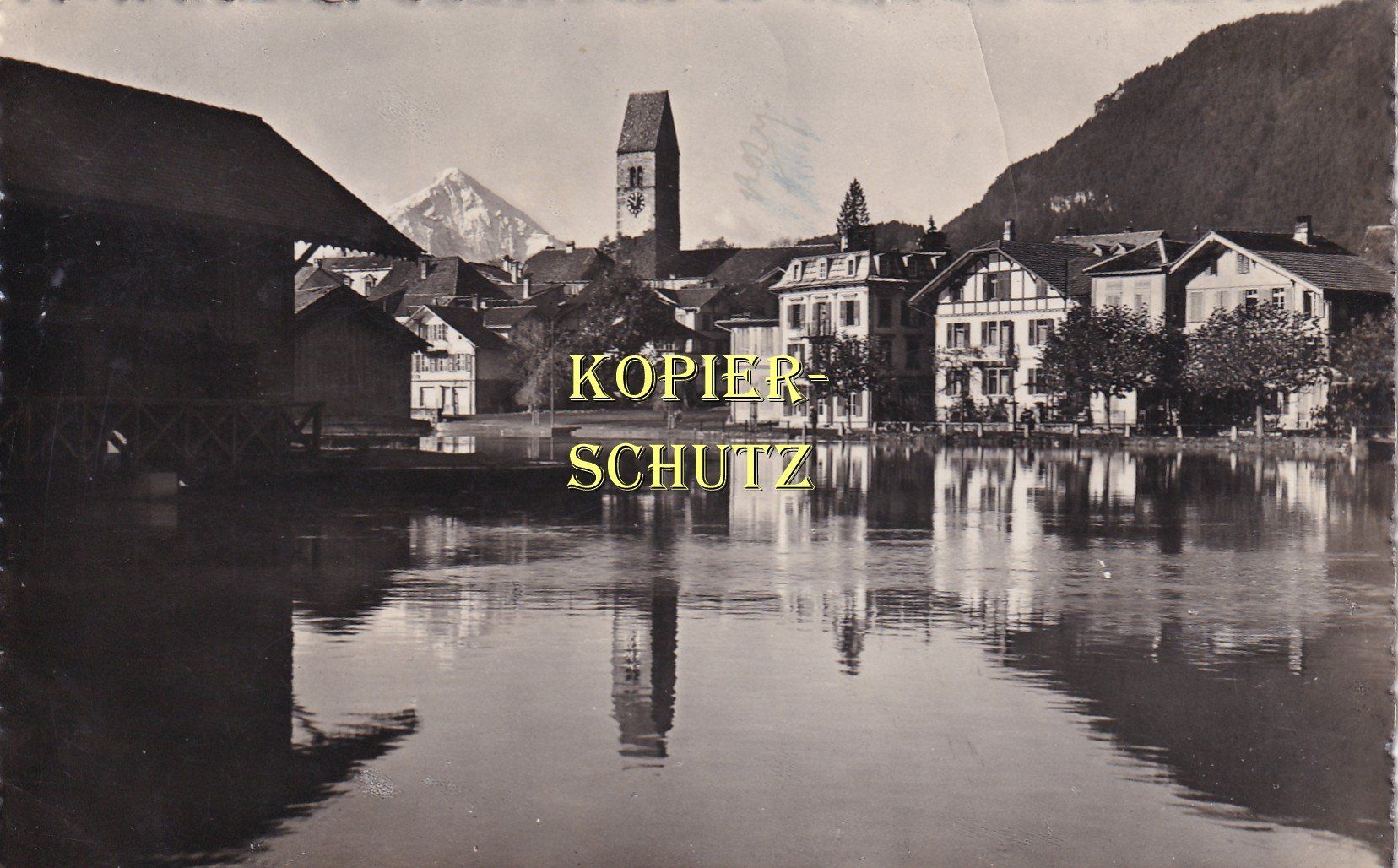 Cartoline postali: Unterseen /bb – Usato da Hombrechtikon venduto da Rudolf07