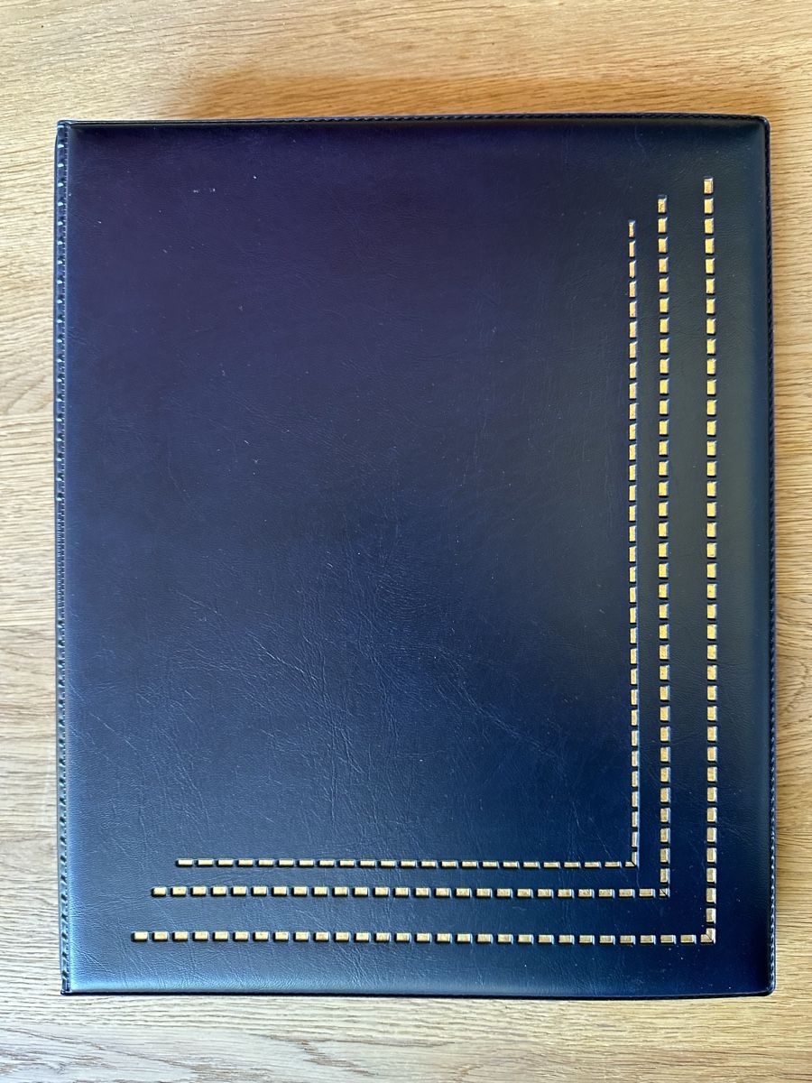 Alben: Luxus Ringbinder blau mit 14 großformatigen Einlageblätter  – Gebraucht aus Schmitten / FR von Samsara169 2
