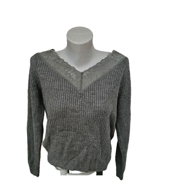 Maglioni & Felpe: Cooler Pulli Gr. S - M Strick mit Spitze – Usato da Füllinsdorf venduto da Sunnebliemli7