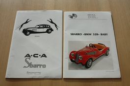 Sbarro Bugatti/BMW 328/MB 540K Preisliste dossier 1986