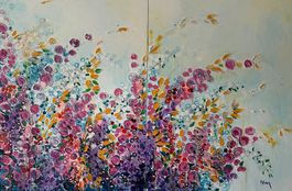 Peinture D'art Tableaux Original on Canvas 2 Set Painting