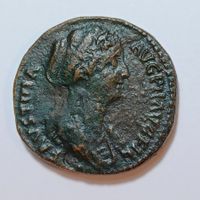 Sestertius Faustina die Ältere 138-140 Römisches Reich