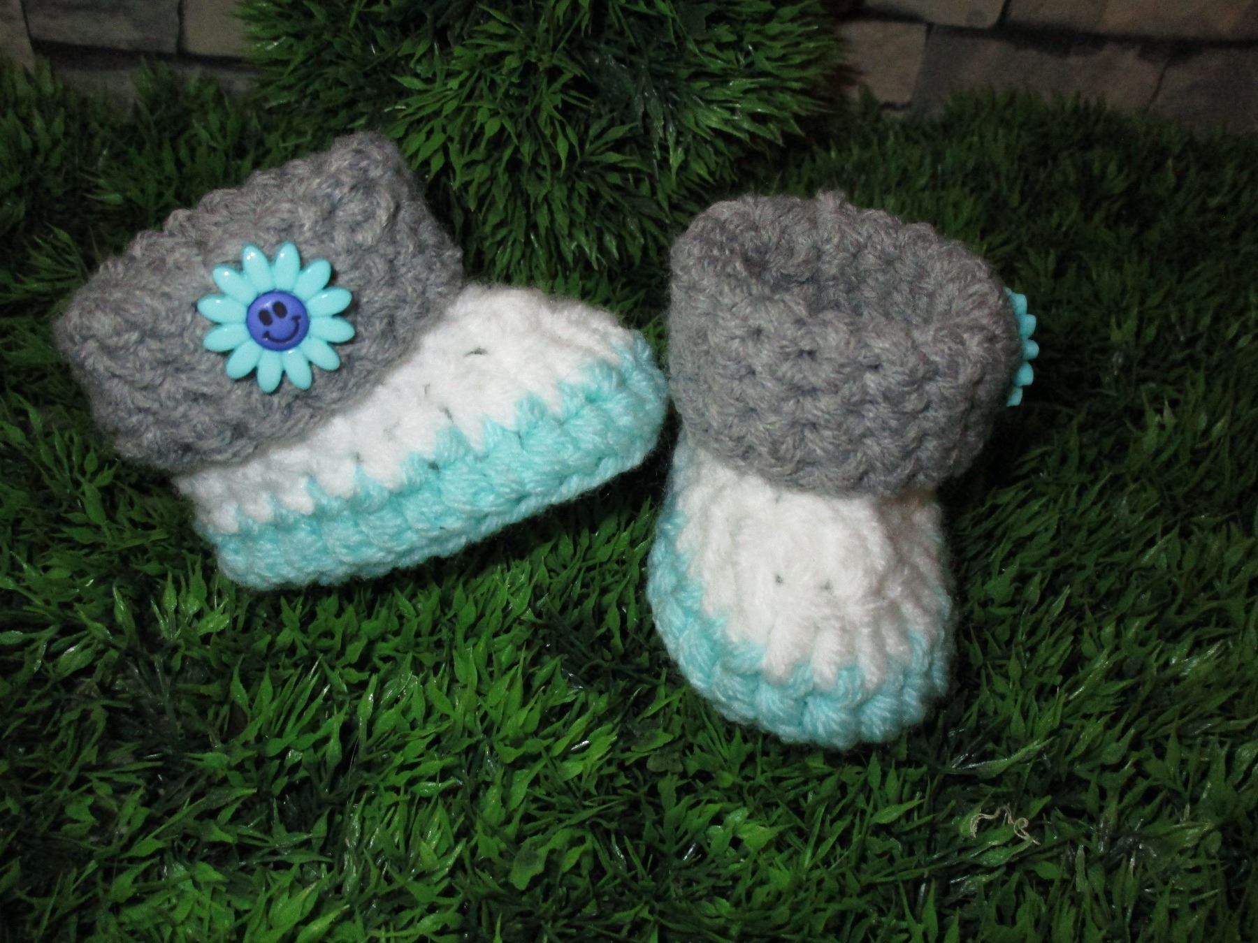 Calze per bambini: Babyschuhe Hand gehäkelt (8cm) – Nuovo (secondo la descrizione) da Leuk Stadt venduto da Simone_RZ