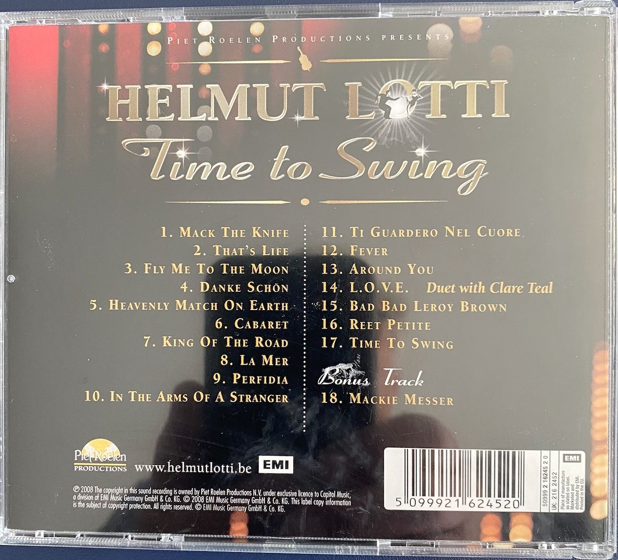 CD: Helmut Lotti - Time to Swing CD - Top ! – Usato da Rain venduto da sempach2 1
