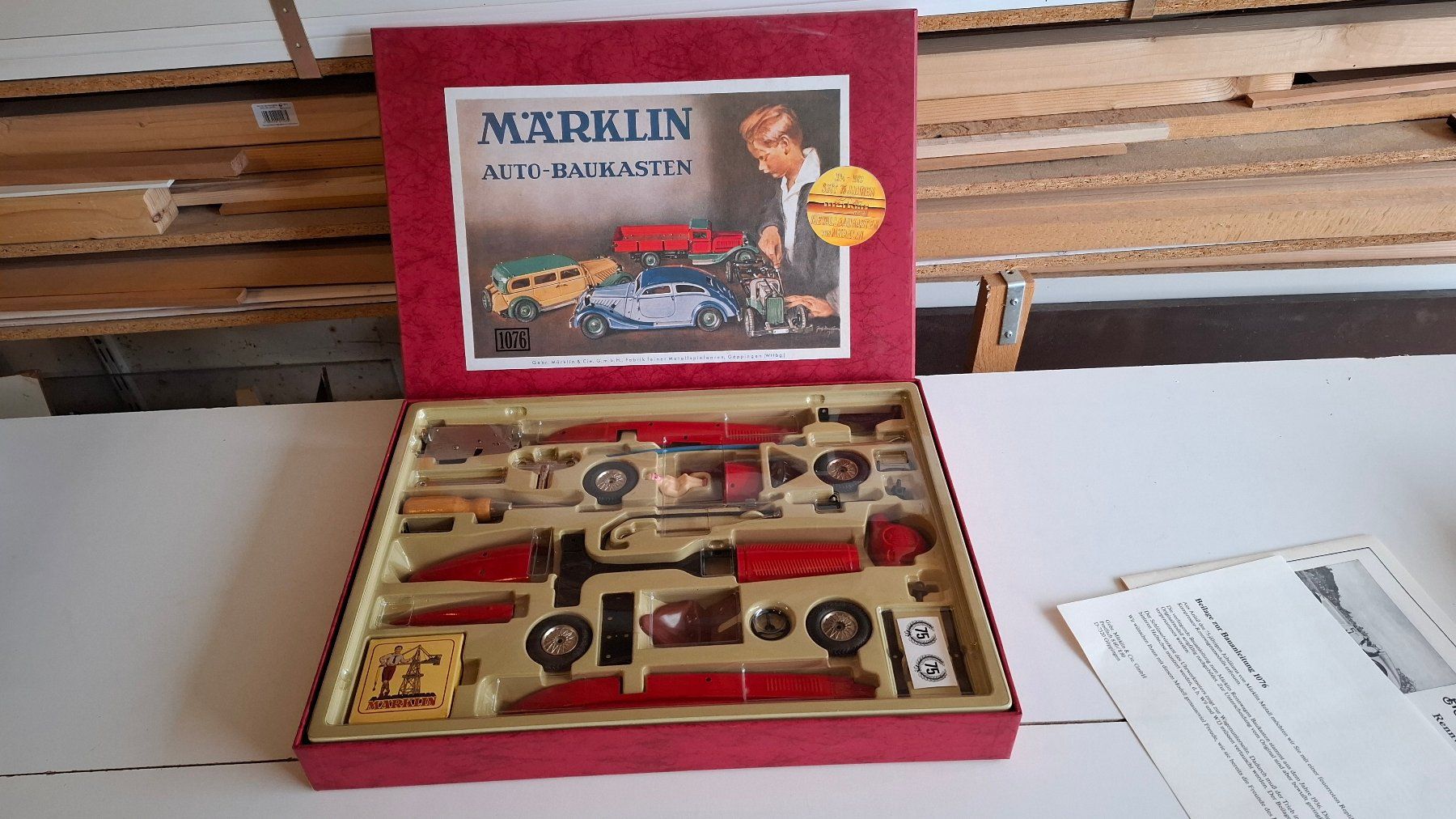 Baukästen: Märklin Auto-Baukasten "Rennwagen" – Neu (gemäss Beschreibung) aus Schönenbuch von krokometer