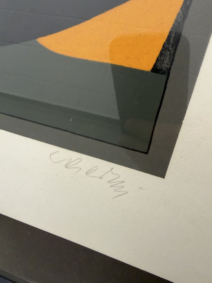 Grafiken & Lithographien: Original Litographie Victor Vasarely, signiert – Gebraucht aus Horn von HanSolo. 2