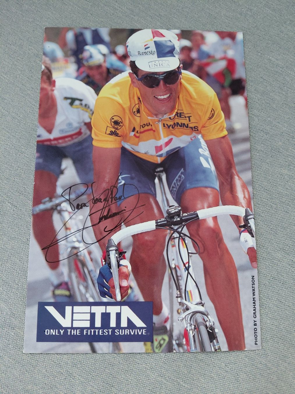 Autografi: Autogrammkarte Miguel Indurain – Usato da Schmerikon venduto da Olympia04