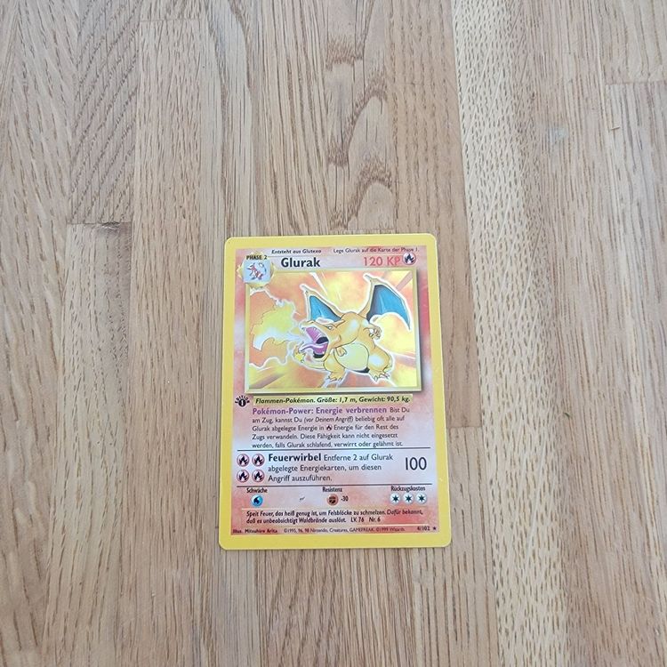 Glurak 1. Edition Pokemon Kaufen auf Ricardo