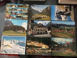 9x ancienne carte Postale Postkarten CH