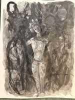 Gemälde, Akt - signiert 