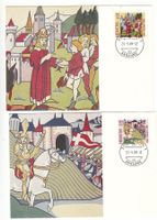 Maximumkarten Schweiz 1989 4 Skt.