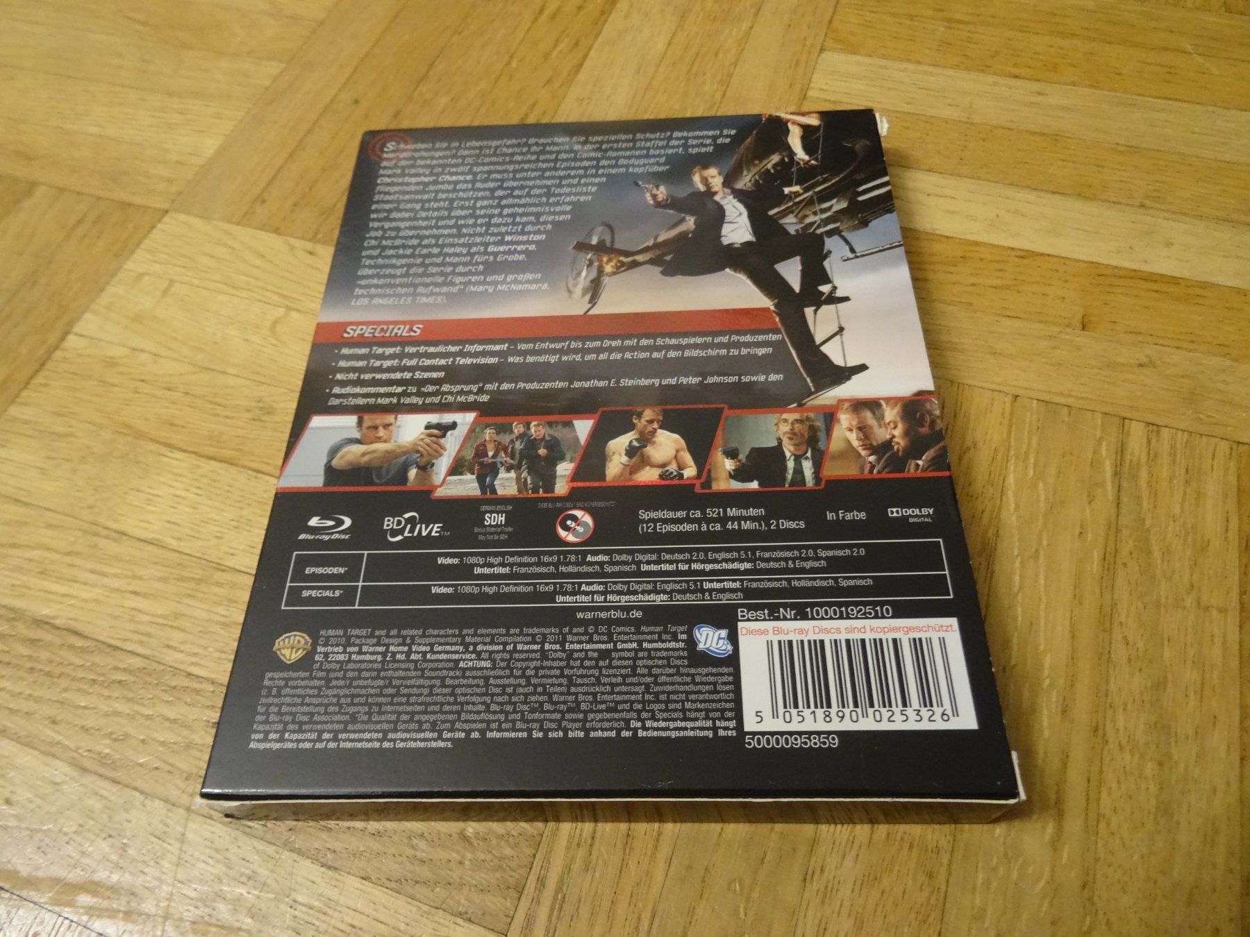 Tous les DVDs: Human Target - Staffel 1 BLU-RAY – D'occasion à Olten par Disc-Verkauf 1