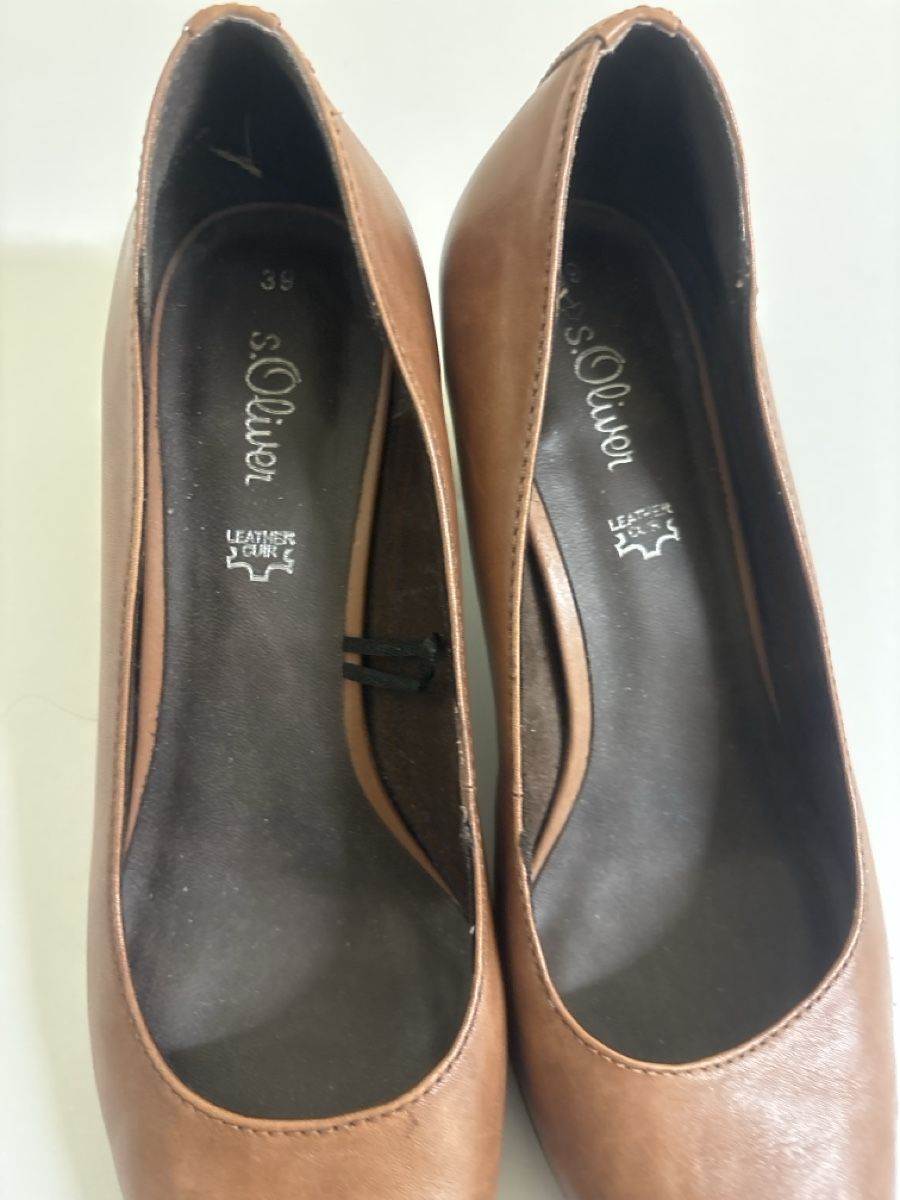 S.Oliver Scarpe da donna: S.Oliver Leder Pumps, hellbraun, Gr. 39 – Nuovo (secondo la descrizione) da Wallisellen venduto da ASZT 5