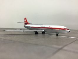 Swissair Modellflugzeug Caravelle HB-ICY - Rarität! 1:500