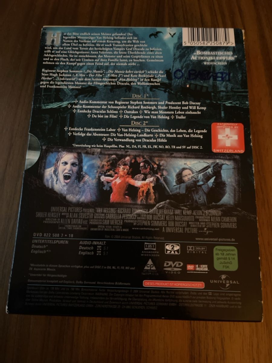 Tutti i DVDs: Van Helsing DVD Collector's Edition 2 Discs – Usato da Unterkulm venduto da AnoliOccasion 2