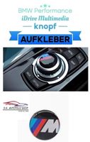 BMW Performance iDrive Multimedia knopf Aufkleber 29 mm Neu