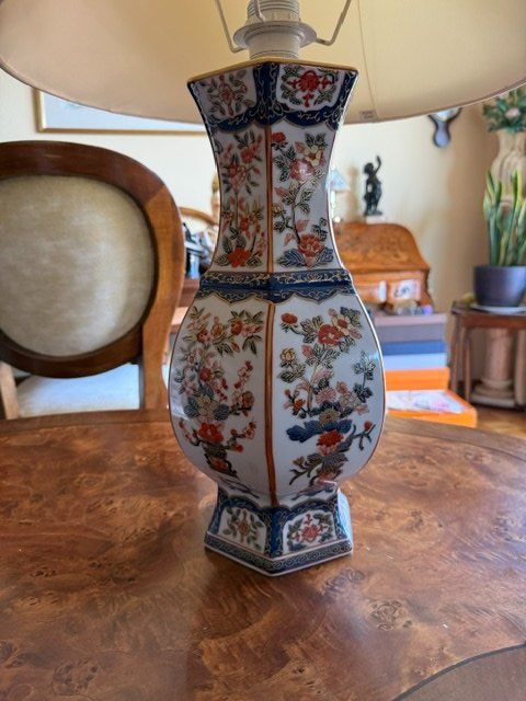 Lampen: 2 Lampes chinoise peinte à la main – Gebraucht aus Territet von Yvanz 1