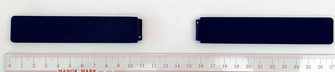 Armbänder & -reifen: Nr230 Textil Uhrenband, elastisch, 18mm blau – Neu (gemäss Beschreibung) aus Teufen ZH von bee50two 2