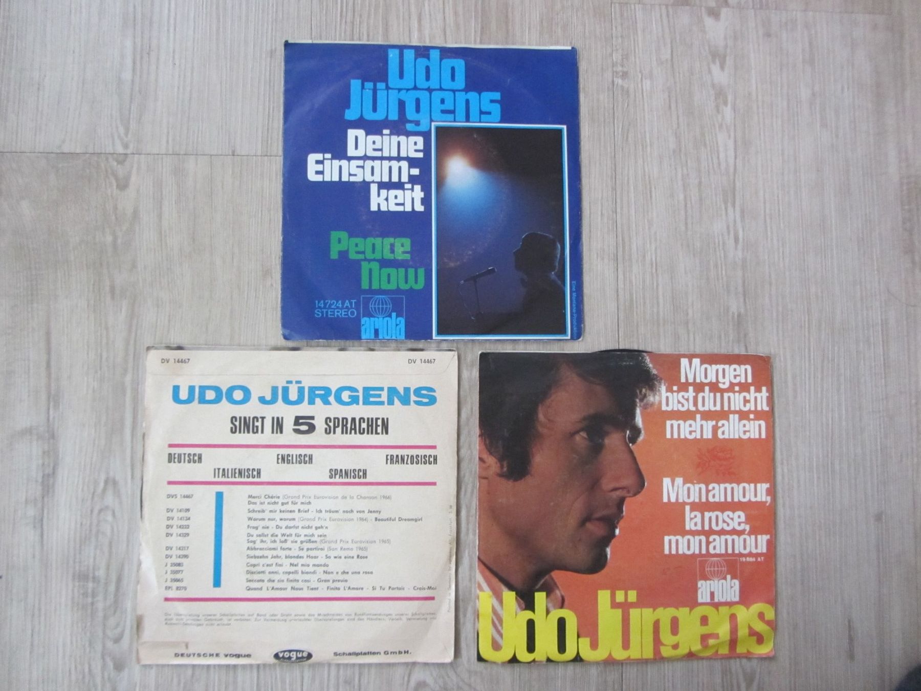 Dischi in vinile: 3 Single von Udo Jürgens – Usato da Malters venduto da moc_z8d9 1