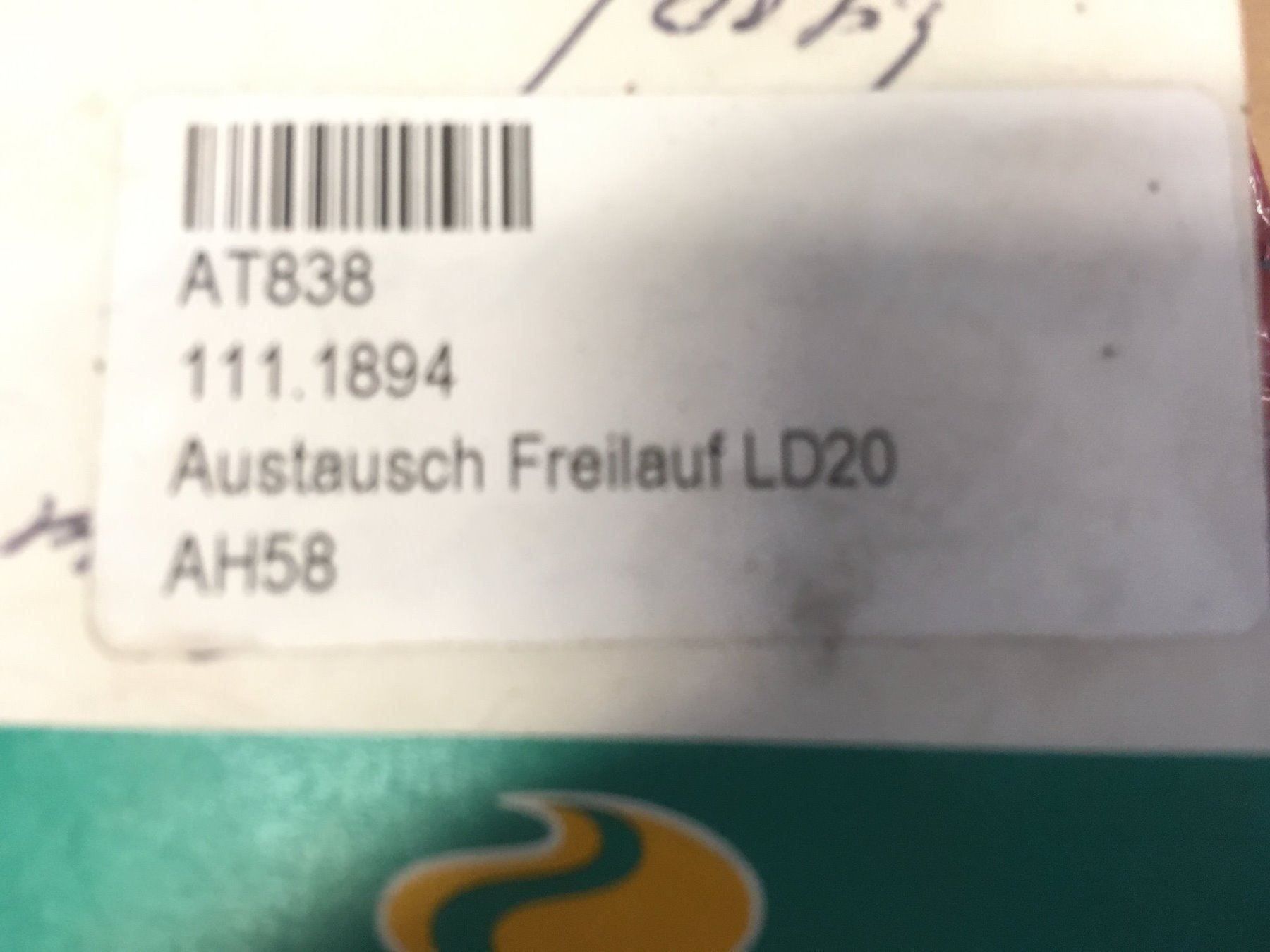 Aebi Altro per industria metallurgica: Freilauf zu Aebi LD 20 AT836 – Nuovo (secondo la descrizione) da Trubschachen venduto da WingeierAG 1