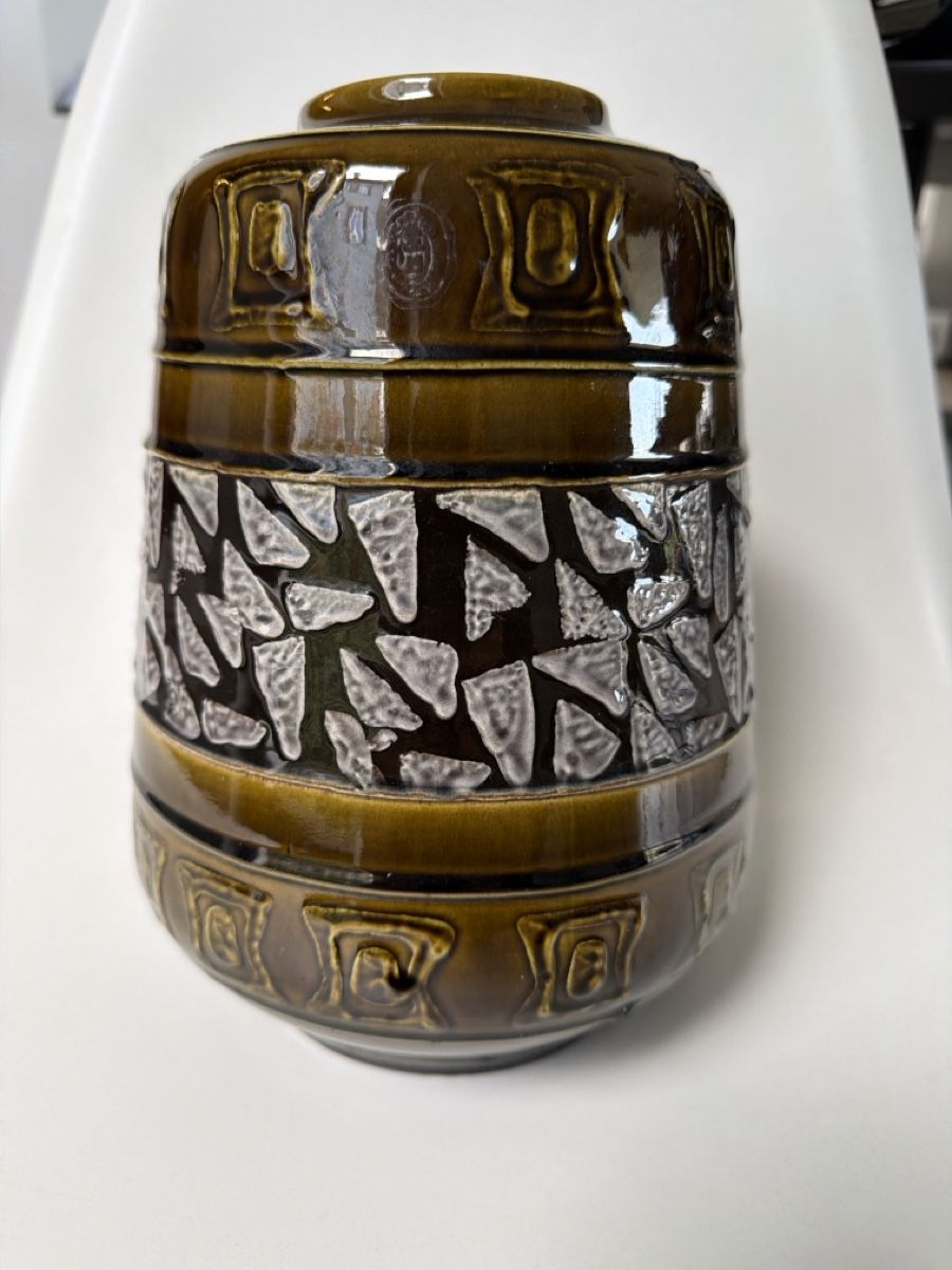 Vasi & Recipienti: Fat Lava West Germany Vase Olive – Usato da Gossau SG venduto da sushifactory