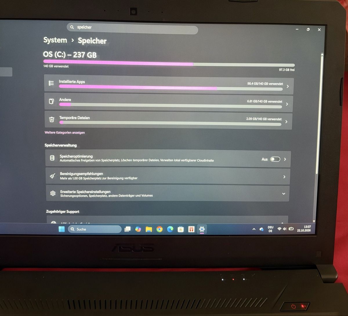 Asus Notebooks: Gaming laptop Asus – Gebraucht aus Brüttisellen von Sese_99 1