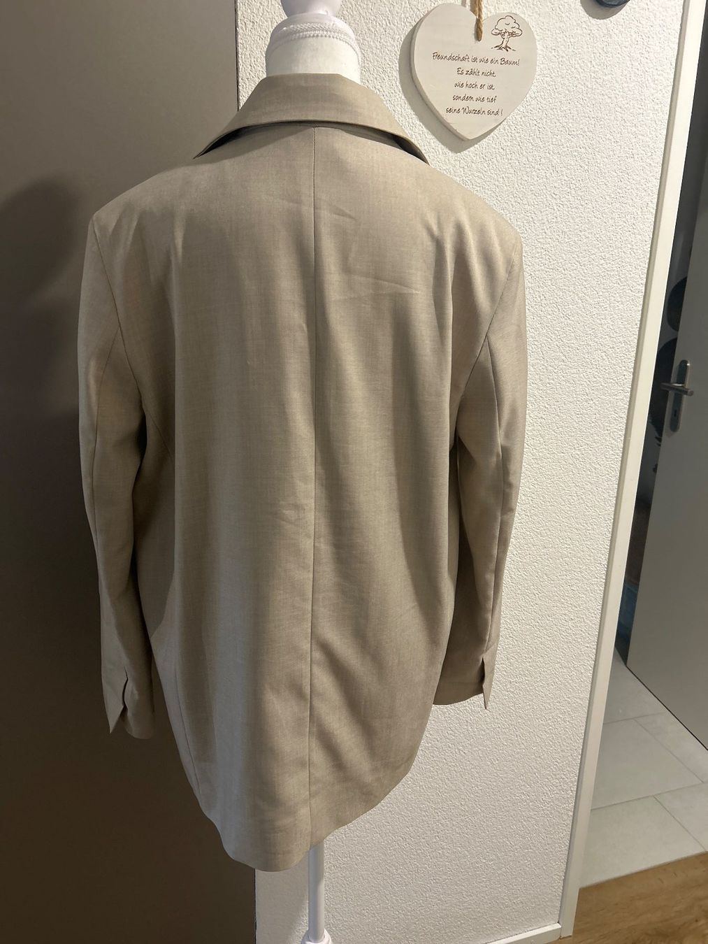 Bershka Jacken: Blazer beige  von Bershka Gr. S – Gebraucht aus Brunnen von Nala2929 4
