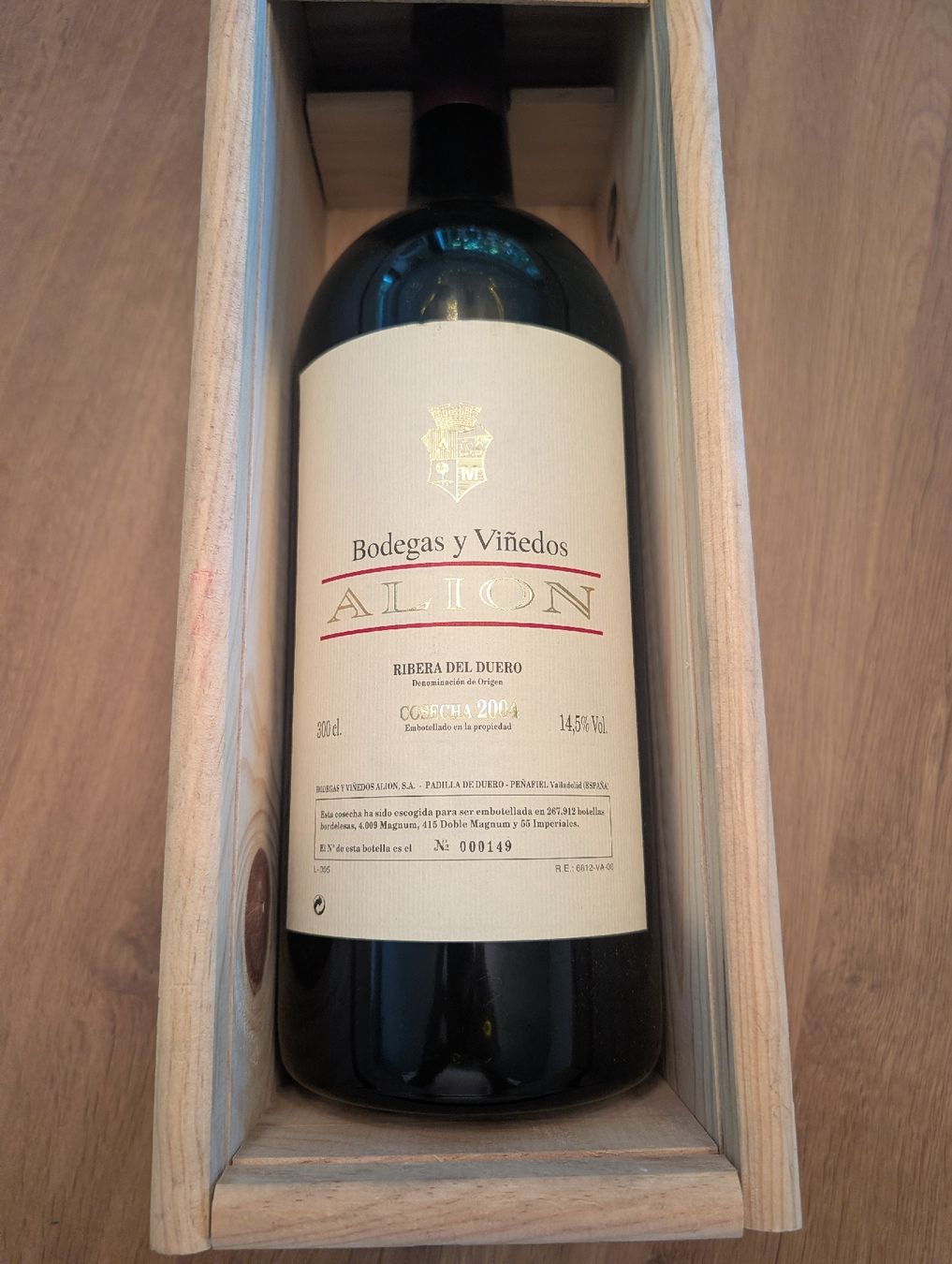 Wein: Doppelmagnum Alion 2004 – Gebraucht aus Bubendorf von Dens2 1
