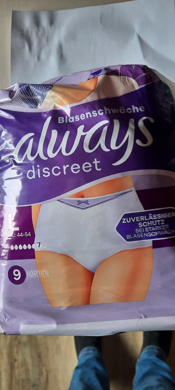 Prodotti di pulizia: Always diskret sensitiv bladder Pants – Nuovo e nell'imballaggio originale da Schongau venduto da Pia1181