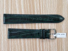 Uhrenband Leder 19mm, neu, Wassmer, Dornschliesse 16mm