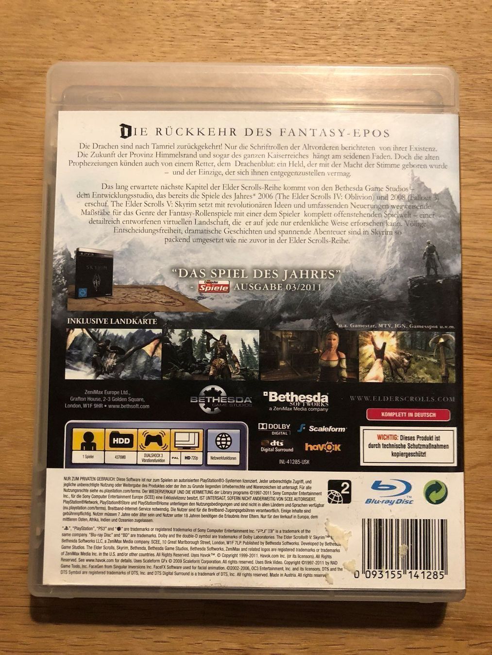 Sony Giochi: The Elder Scrolls Skyrim für Sony PS3 – Usato da Kestenholz venduto da Inna09 1