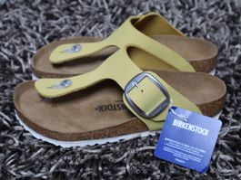 Birkenstock, Gizeh Big Buckle, Leder, Gr. 38, NEU