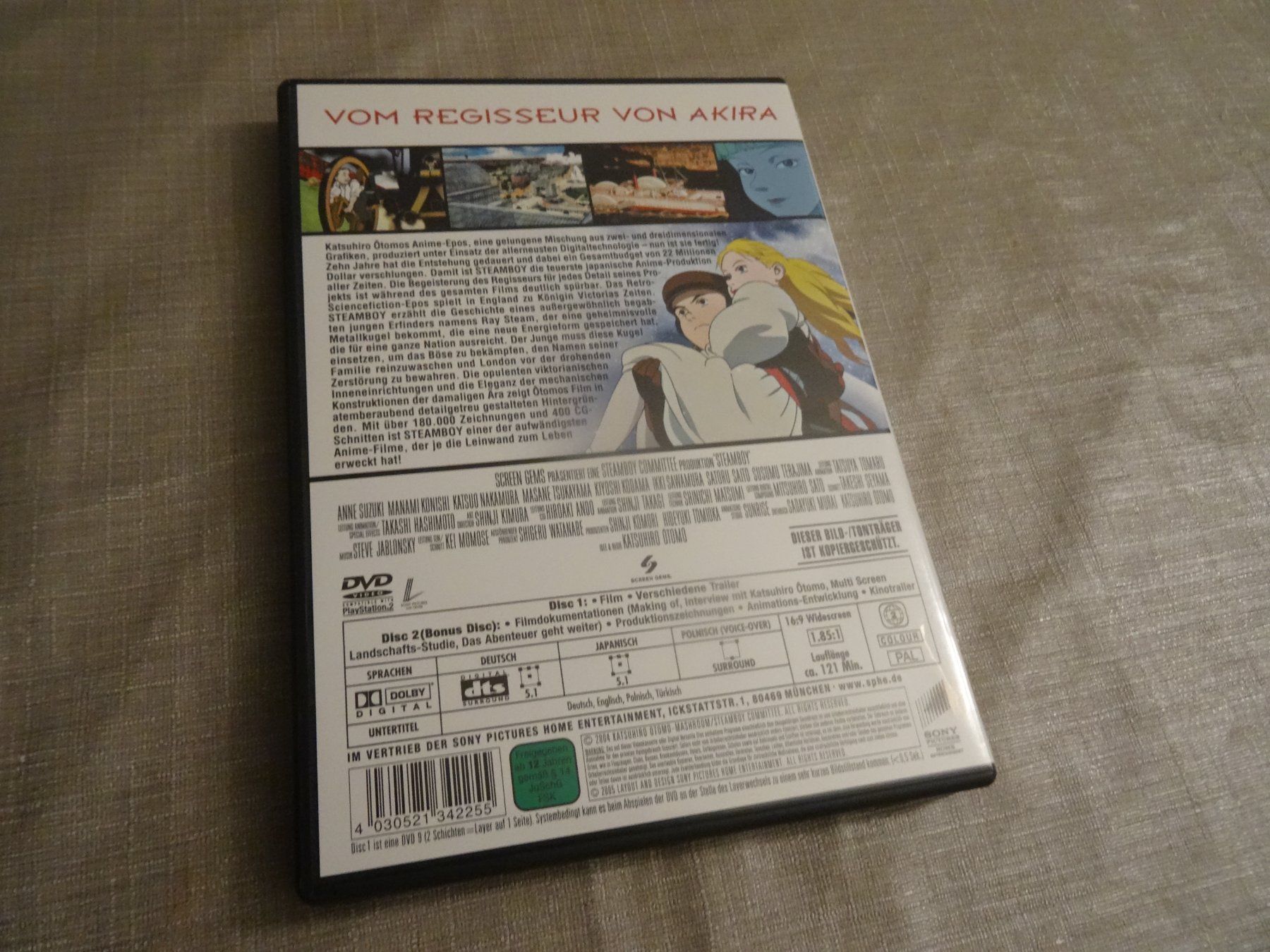 Tutti i DVDs: Steamboy DVD Director's Cut - Anime Klassiker – Usato da Olten venduto da Disc-Verkauf 3