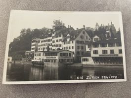 Zürich Schipfe Postkarte interessantes Zeitdokument
