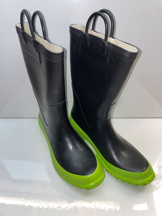schwarze-gummistiefel-von-fairzone-mit-tragetasche-gr-42-neu-gem-ss