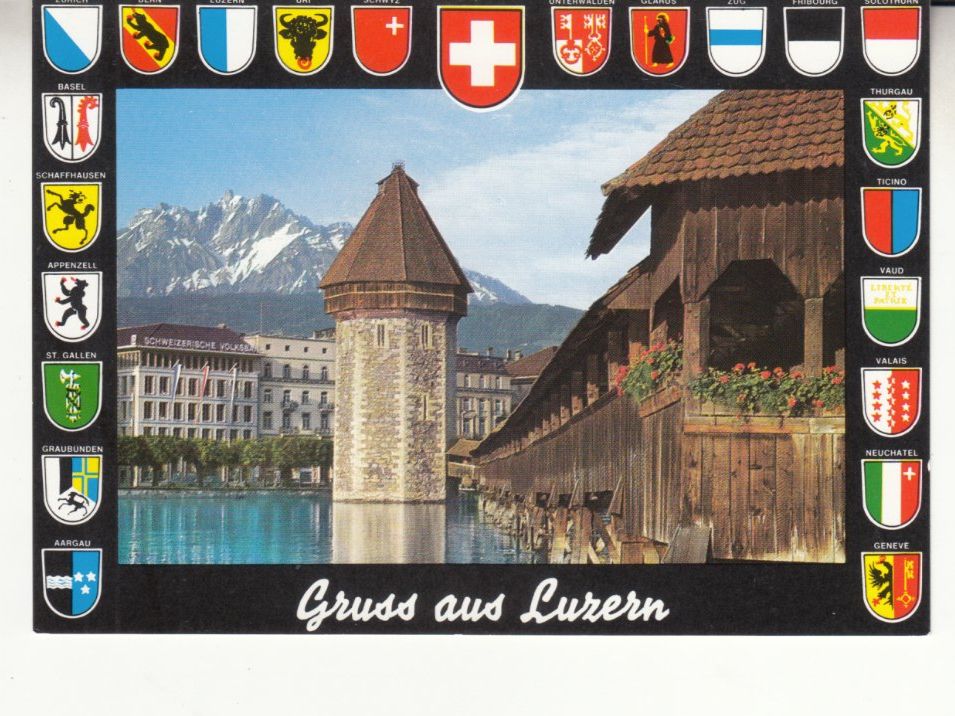 Ansichtskarten: Luzern ca. 1980 – Gebraucht aus Bürglen TG von StampGraf