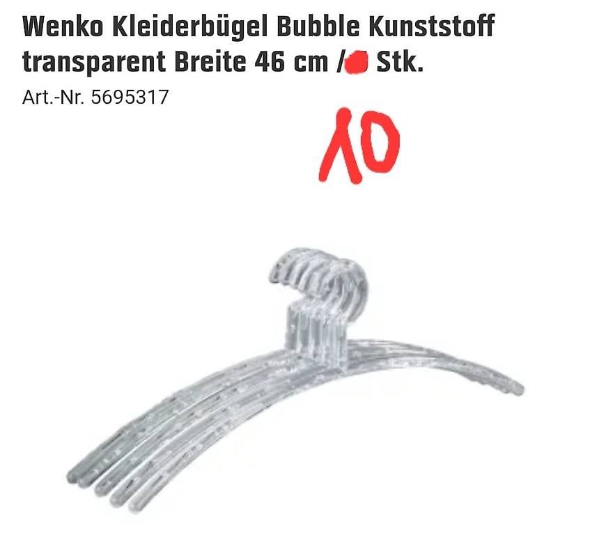 Appendiabiti: wenko neue kleiderbügel"bubble" – Usato da Riehen venduto da harald13