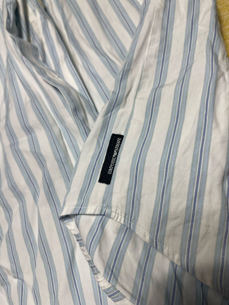Armani Chemisiers: Armani Camicia cotone azzurro-tgM-chic per autunno – Neuf (Voir description) à Gordevio par LanaZimm 7