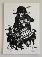 Werner Hofmann Holzschnittdruck - Trommler 86