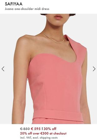 Luxus Designerkleid von Safiyaa in Grösse 38 - neu