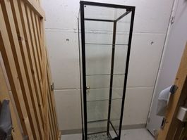 Vitrinenschrank aus Glas und Metall – perfekt für den Frü...
