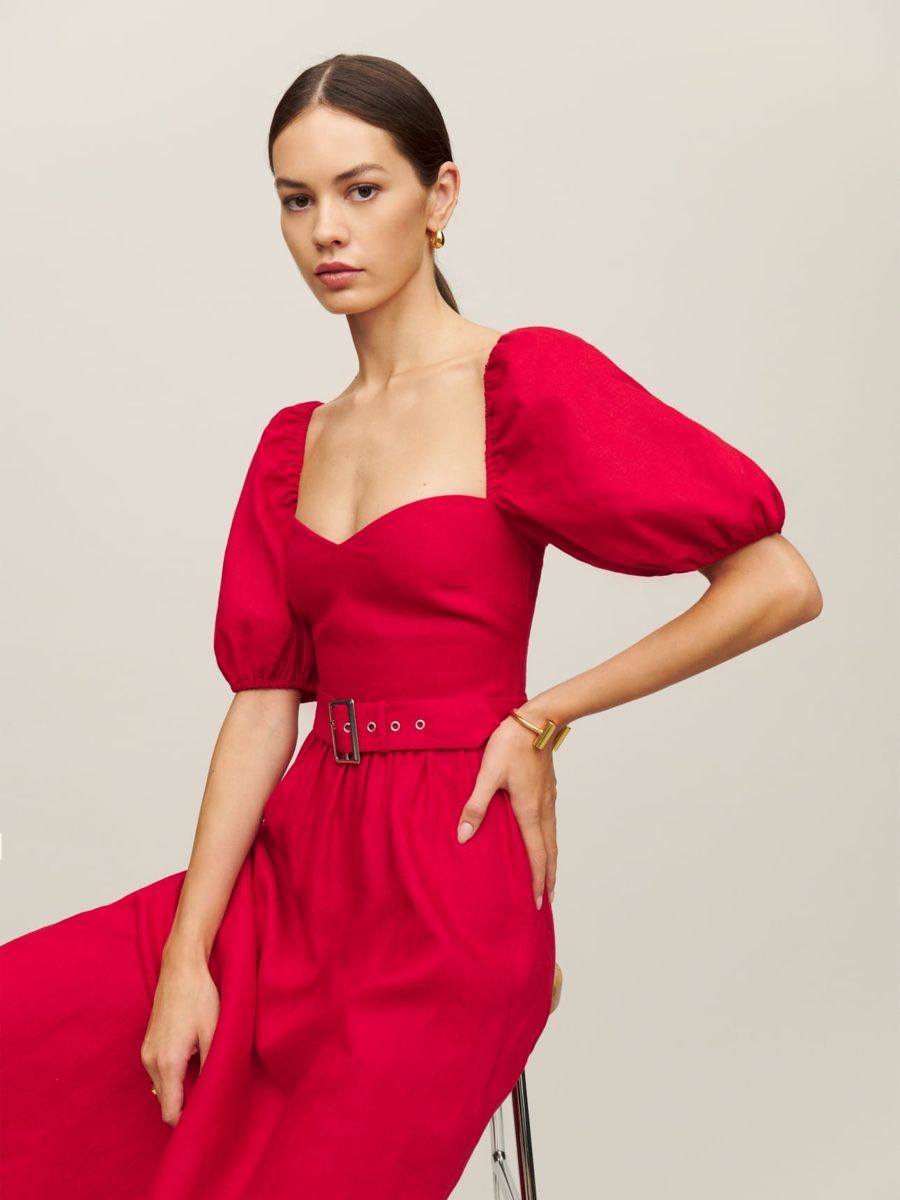 Reformation Kleider: Reformation Linen Midi Dress – Gebraucht aus St.Josefen von lop_lh8d 2