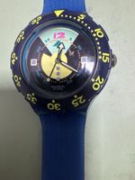 Swatch Scuba 200 - Montre vintage bleue et multicolore! (59)