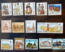 EESTI ESTLAND ESTONIE Briefmarken ** 1996-2000