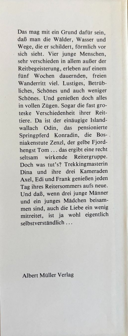 Libri: Josef Gehrer, Reitersommer – Nuovo (secondo la descrizione) da Sarnen venduto da Livres 2