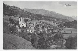 Ansicht von Nesslau um  1915