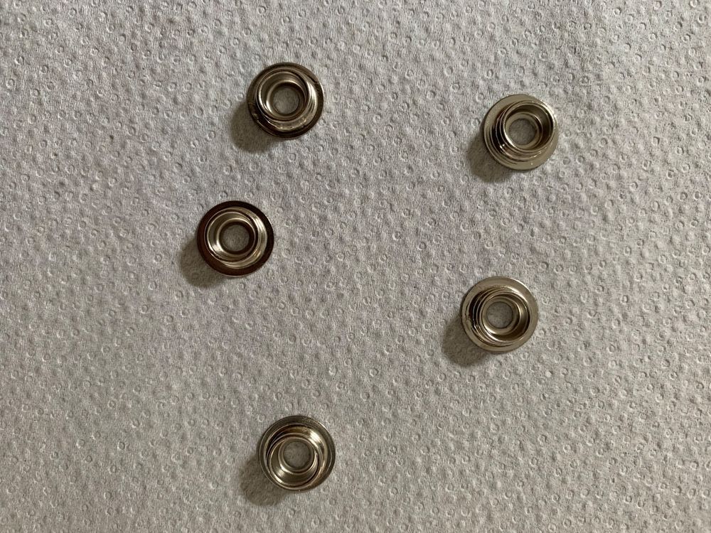 Cyberwork Metalldruckknöpfe – 12 Stück, 17 Mm, Ohne Nähen, Für Jeans & DIY