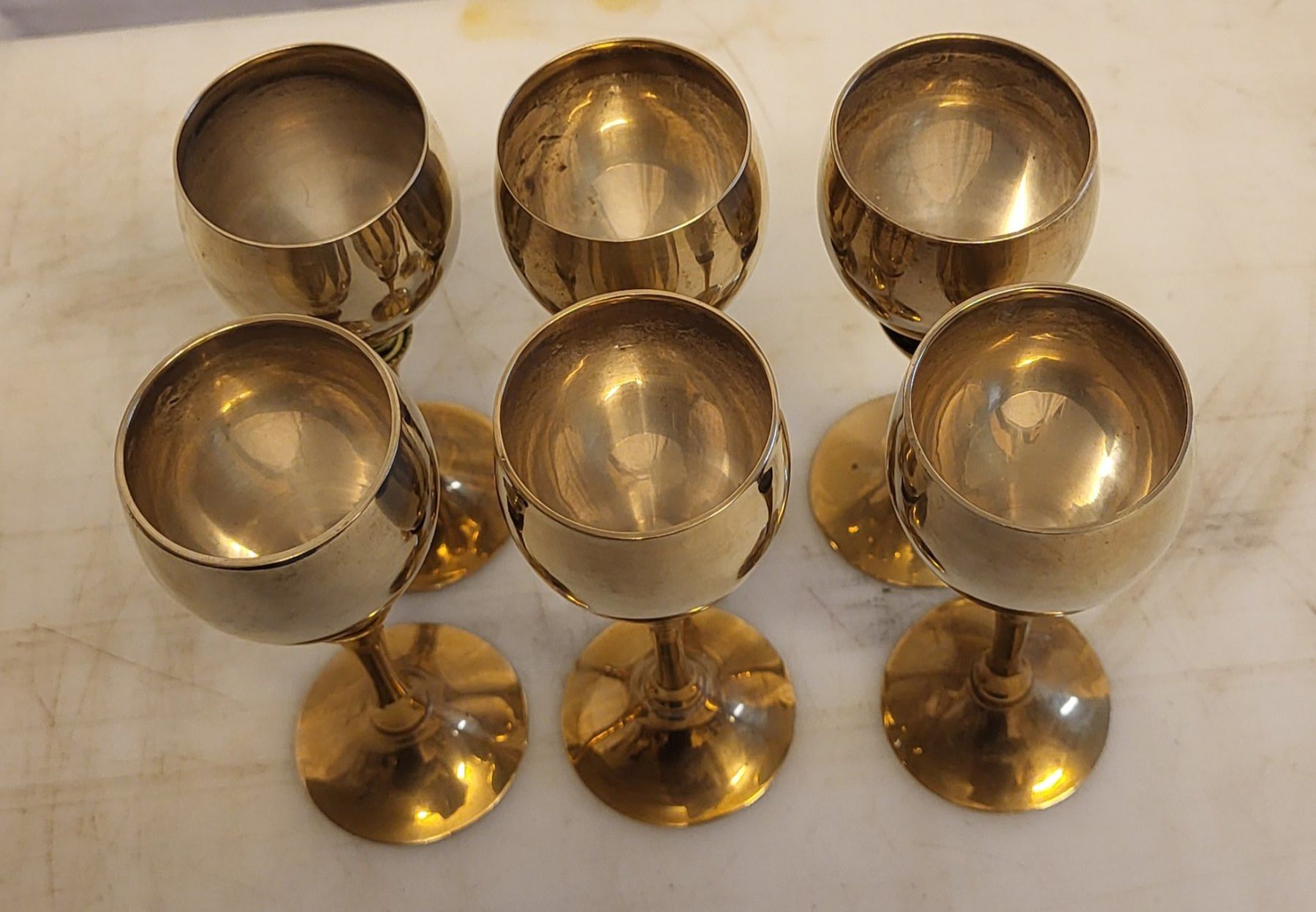 Gläser: Gobelets en laiton 6x – Gebraucht aus Villars-sur-Glâne von rifzari 1